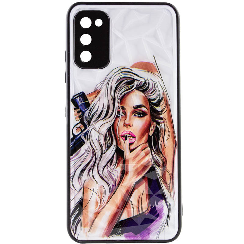 

TPU+PC чохол Prisma Ladies на Samsung Galaxy A03s (Purple) 1216227