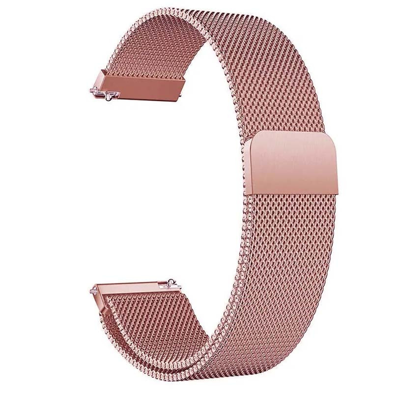 Ремешок Milanese Loop для Smart Watch 22mm (Rose Gold)