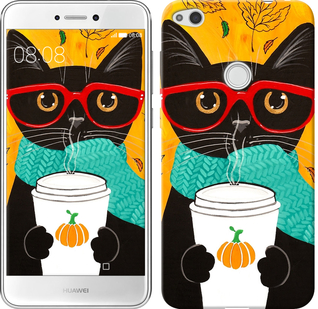 

Чехол Осенний кот для Huawei P8 Lite (2017) 639818