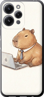 Чехол Funny Capybara CEO Working для Xiaomi Redmi 12