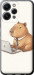 Чехол Funny Capybara CEO Working для Xiaomi Redmi 12