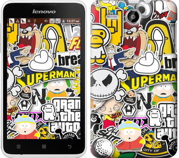 

Чохол Popular logos на Lenovo A529 627906