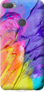 

Чехол Разноцветные краски для HTC Desire 12 Plus 968644