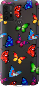 Чохол Барвисті метелики на Motorola Moto G30