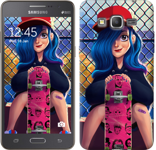 

Чохол Прикольна дівчинка зі скейтбордом на Samsung Galaxy Grand Prime G530H 618118
