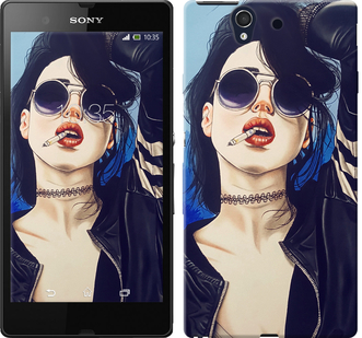 

Чехол Девушка на стиле для Sony Xperia Z C6602 643806