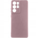 Чехол TPU GETMAN Liquid Silk Full Camera для Samsung Galaxy S21 Ultra (Розовый / Pink Sand)