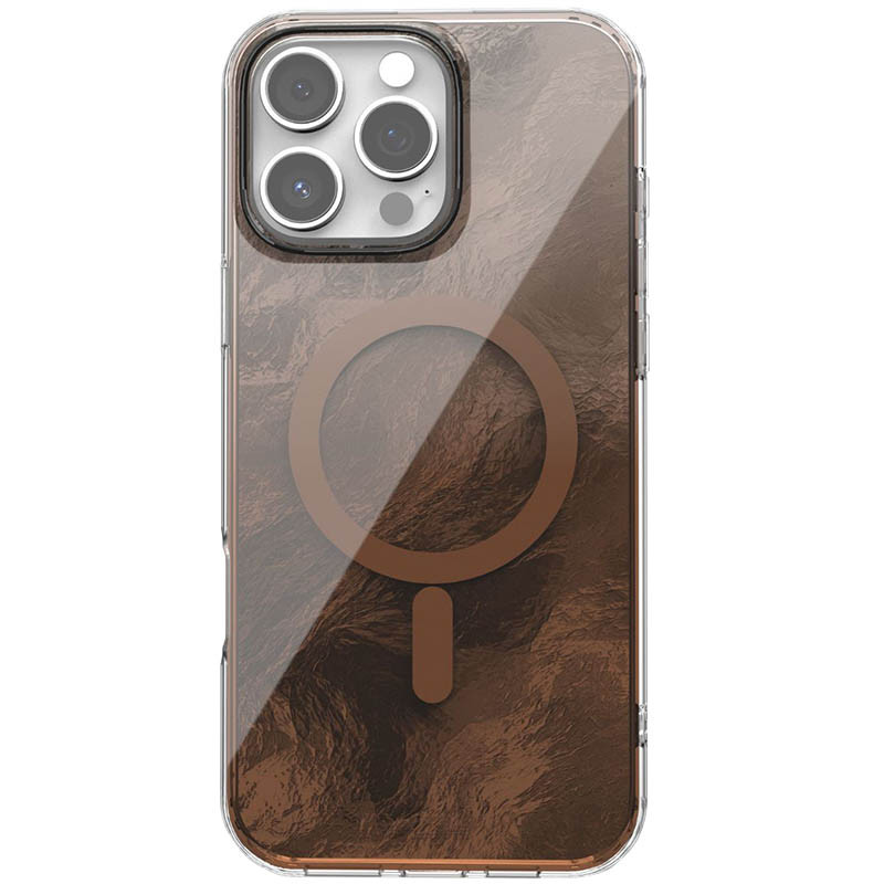 Чехол TPU Shiny Mountain (MagFit) для Apple iPhone 16 Pro Max (6.9") (Chocolate)