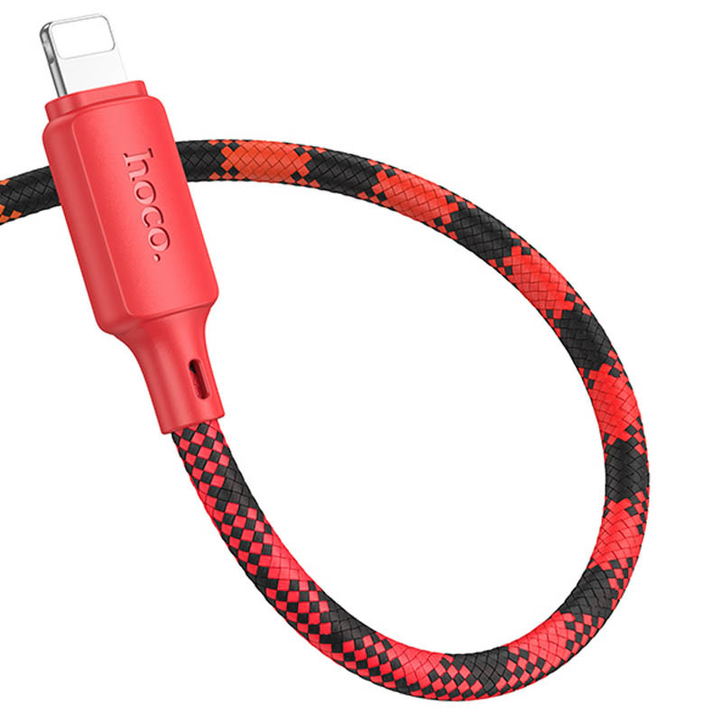 Фото Дата кабель Hoco X116 Meridian Type-C to Lightning 27W (1m) (Gradient Red Mix) в магазине vchehle.ua