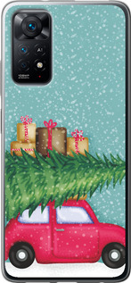 

Чехол Машина с подарками для Xiaomi Redmi Note 11 (Global) 1671824