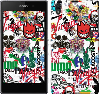

Чохол Many different logos на Sony Xperia Z1 C6902 638014