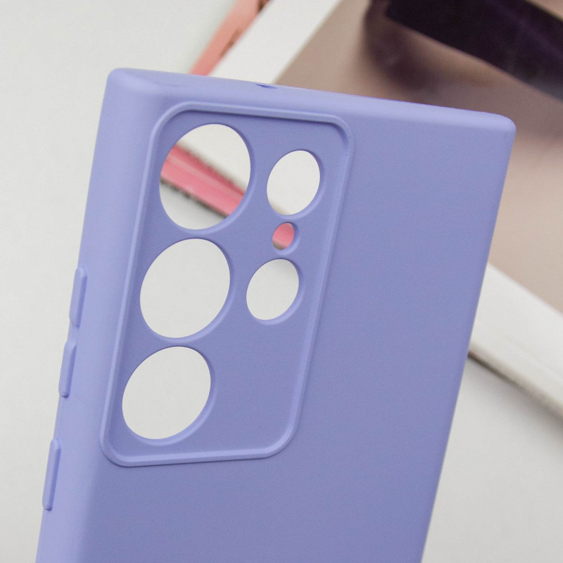 Замовити Чохол Silicone Cover Lakshmi Full Camera (AA) на Samsung Galaxy S24 Ultra (Бузковий / Dasheen) на vchehle.ua