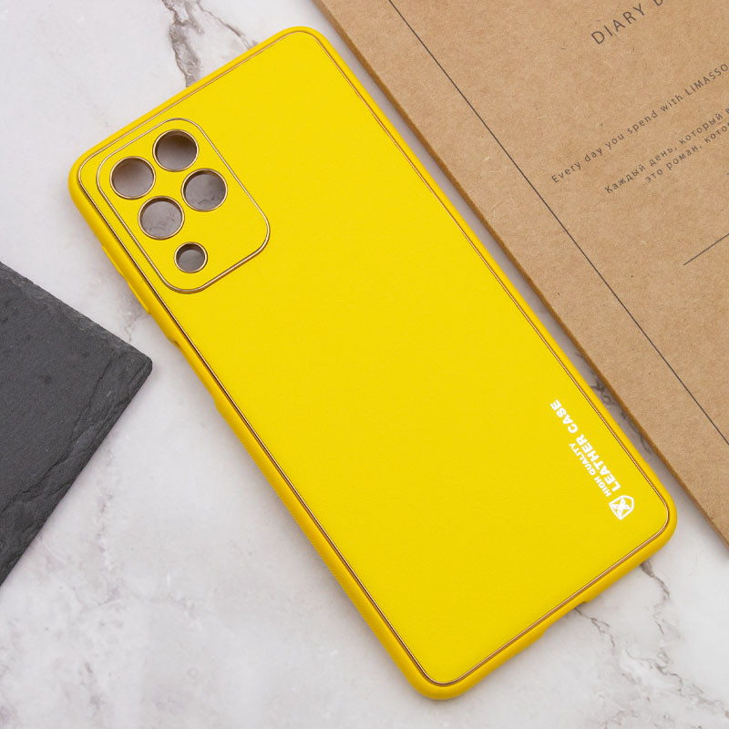 Шкіряний чохол Xshield на Samsung Galaxy M53 5G (Жовтий / Yellow) в магазині vchehle.ua