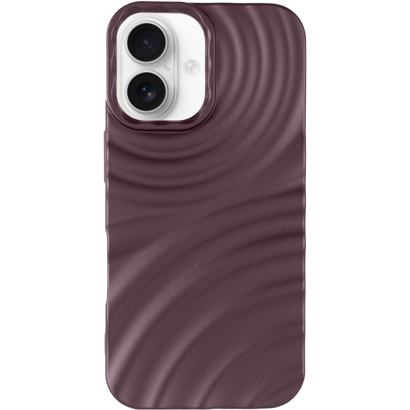 Фото Чохол TPU MonoWave на Apple iPhone 16 (6.1") (Brown) на vchehle.ua