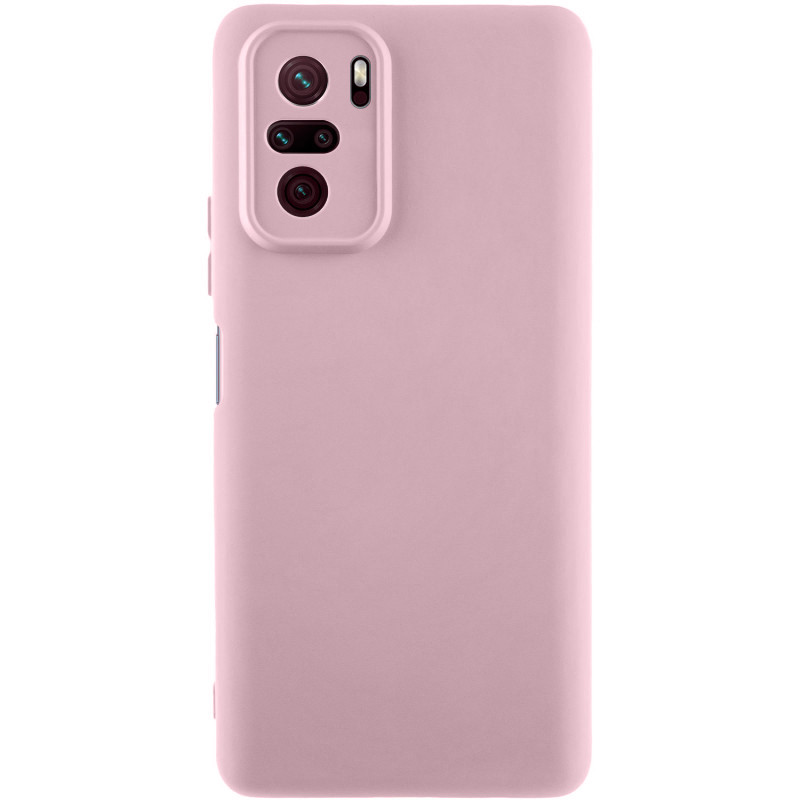 Чохол Silicone Cover Lakshmi Full Camera (AAA) на Xiaomi Redmi Note 10 / Note 10s / Poco M5s (Рожевий / Pink Sand)