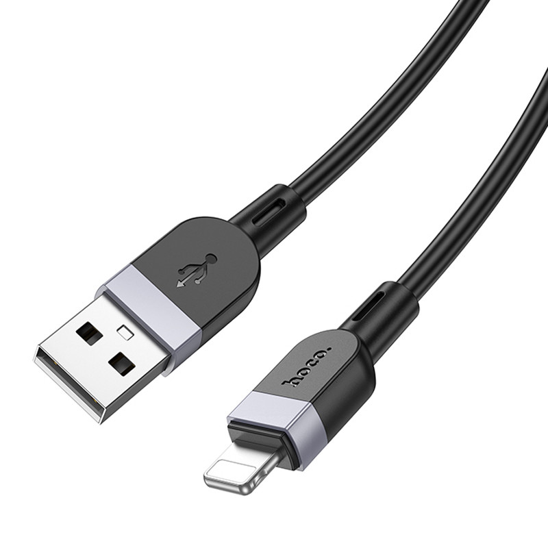 Фото Дата кабель Hoco X109 Energy silicone USB to Lightning (2m) (Black) в маназині vchehle.ua