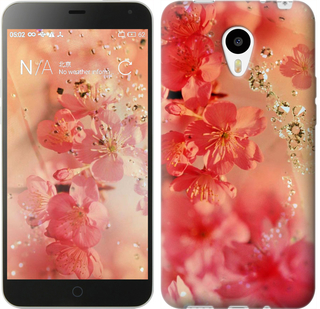 

Чехол Розовые цветы для Meizu M1/M1 mini 324442