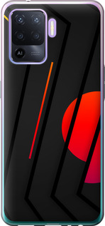 Чехол Разноцветные полосы для Oppo Reno5 Lite