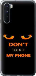 Чехол Don't touch the phone для OnePlus Nord