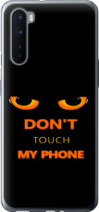 Чехол Don't touch the phone для OnePlus Nord