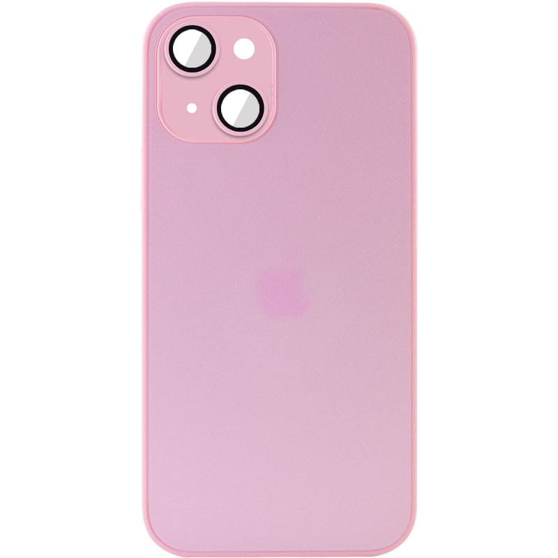 Чохол TPU+Glass Sapphire matte case на Apple iPhone 13 (6.1") (Chanel Pink)