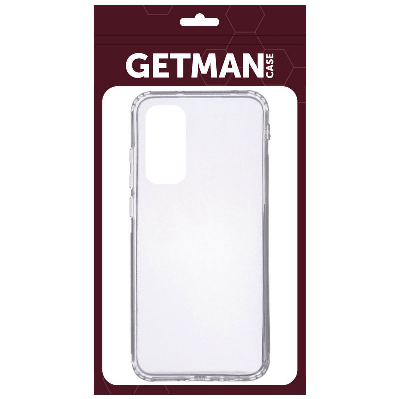 Фото TPU чехол GETMAN Clear 1,0 mm для Xiaomi Redmi Note 11 (Global) / Note 11S (Бесцветный (прозрачный)) на vchehle.ua