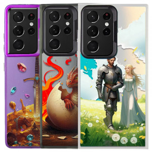 TPU+PC чохол TakiTaki Fantasy magic glow на Samsung Galaxy S21 Ultra