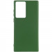 Чехол Silicone Cover Lakshmi (AA) для Samsung Galaxy S21 Ultra (Зеленый / Dark green)
