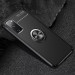 TPU чехол Deen ColorRing под магнитный держатель (opp) для Samsung Galaxy S20 FE (Черный / Черный) в магазине vchehle.ua