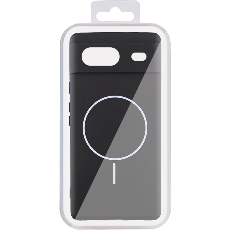 Чехол Silicone Cover Lakshmi Full Camera (AA) with MagFit для Google Pixel 8a (Черный / Black) в магазине vchehle.ua