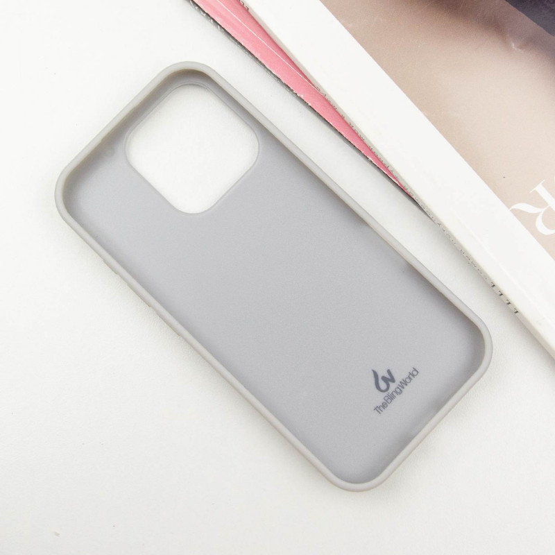 Фото TPU чохол Bling World Rock Diamond на Apple iPhone 14 Pro Max (6.7") (Срібний) в маназині vchehle.ua