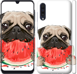 

Чехол Мопс и арбуз для Samsung Galaxy A30s A307F 843421