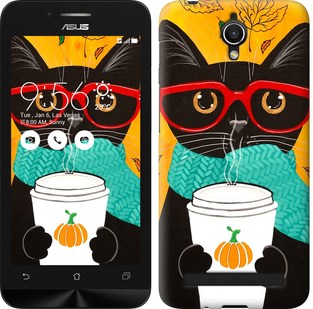 

Чохол Осінній кіт на Asus ZenFone Go ZC451TG 639901