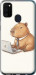 Чехол Funny Capybara CEO Working для Samsung Galaxy M30s 2019