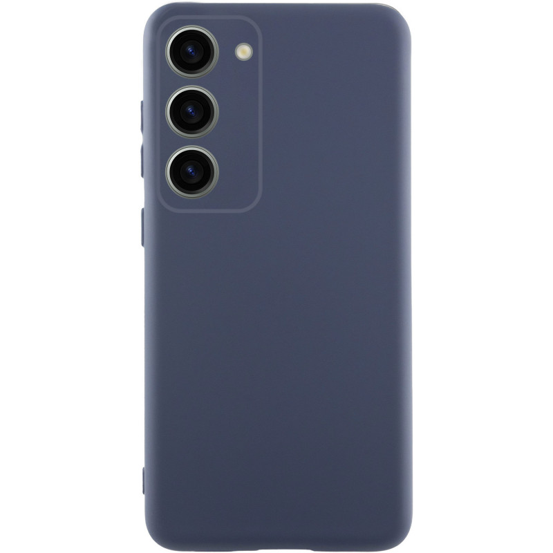 Чехол Silicone Cover Lakshmi Full Camera (AA) для Samsung Galaxy S24 FE (Синий / Midnight blue)