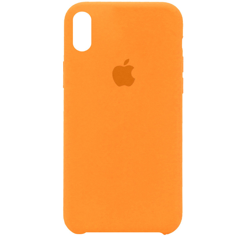 Чохол Silicone Case (AA) на Apple iPhone XS Max (6.5") (Помаранчевий / Papaya)