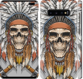 

Чехол Череп индейца для Samsung Galaxy S10 Plus 703296