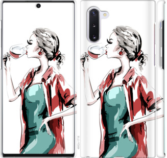 

Чохол Дівчина з келихом на Samsung Galaxy Note 10 841366
