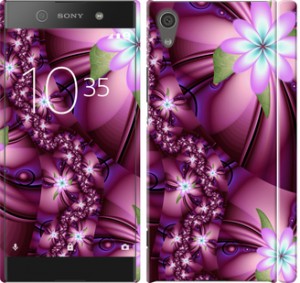 Чехол Цветочная мозаика для Sony Xperia XA1 Dual