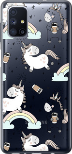 

Чехол Единорог и кофе для Samsung Galaxy M51 M515F 1607354