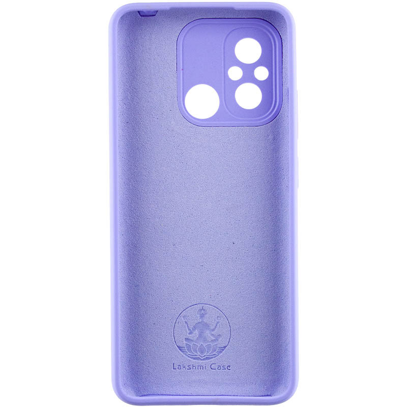Фото Чохол Silicone Cover Lakshmi Full Camera (AA) with logo на Xiaomi Redmi 12C / Poco C55 (Бузковий / Dasheen) в маназині vchehle.ua
