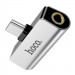 Переходник Hoco LS26 Type-C to 3,5 AUX (Стальной)