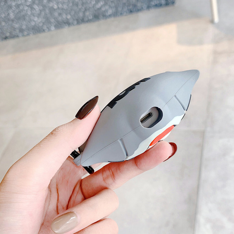 Силиконовый футляр Tom & Jerry series для наушников AirPods Pro + карабин (Том/Серый) в магазине vchehle.ua