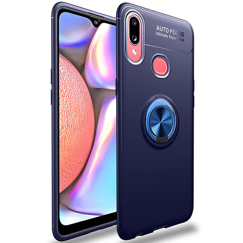 

TPU чохол Deen ColorRing під магнітний тримач (opp) на Samsung Galaxy A10s (Синій / Синій) 1114295