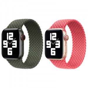 Ремешок Braided Solo Loop (AAA) для Apple Watch 38/40/41/42mm 135mm