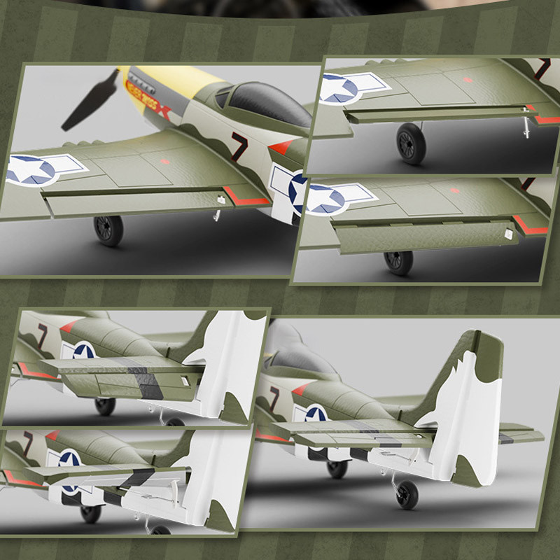 Літак на радіокеруванні SCHE W551 Four-channel Stunt Fighter (Green) в магазині vchehle.ua