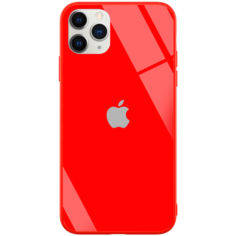 

TPU+Glass чехол GLOSSY Logo series для Apple iPhone 11 Pro (5.8") (Красный / Red) 788239