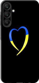 Чохол Жовто-блакитне серце на Samsung Galaxy A25 5G