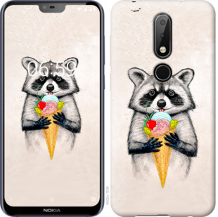 

Чохол Єнотик з морозивом на Nokia 6.1 Plus 801491