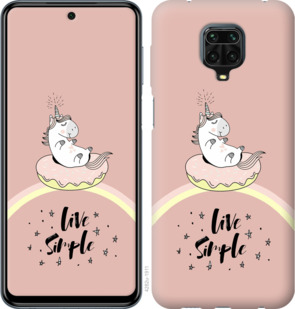 

Чехол Единорожка в пончике для Xiaomi Redmi Note 9S 932912